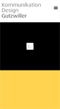 Mobile Screenshot of gutzwiller-kommunikation.ch